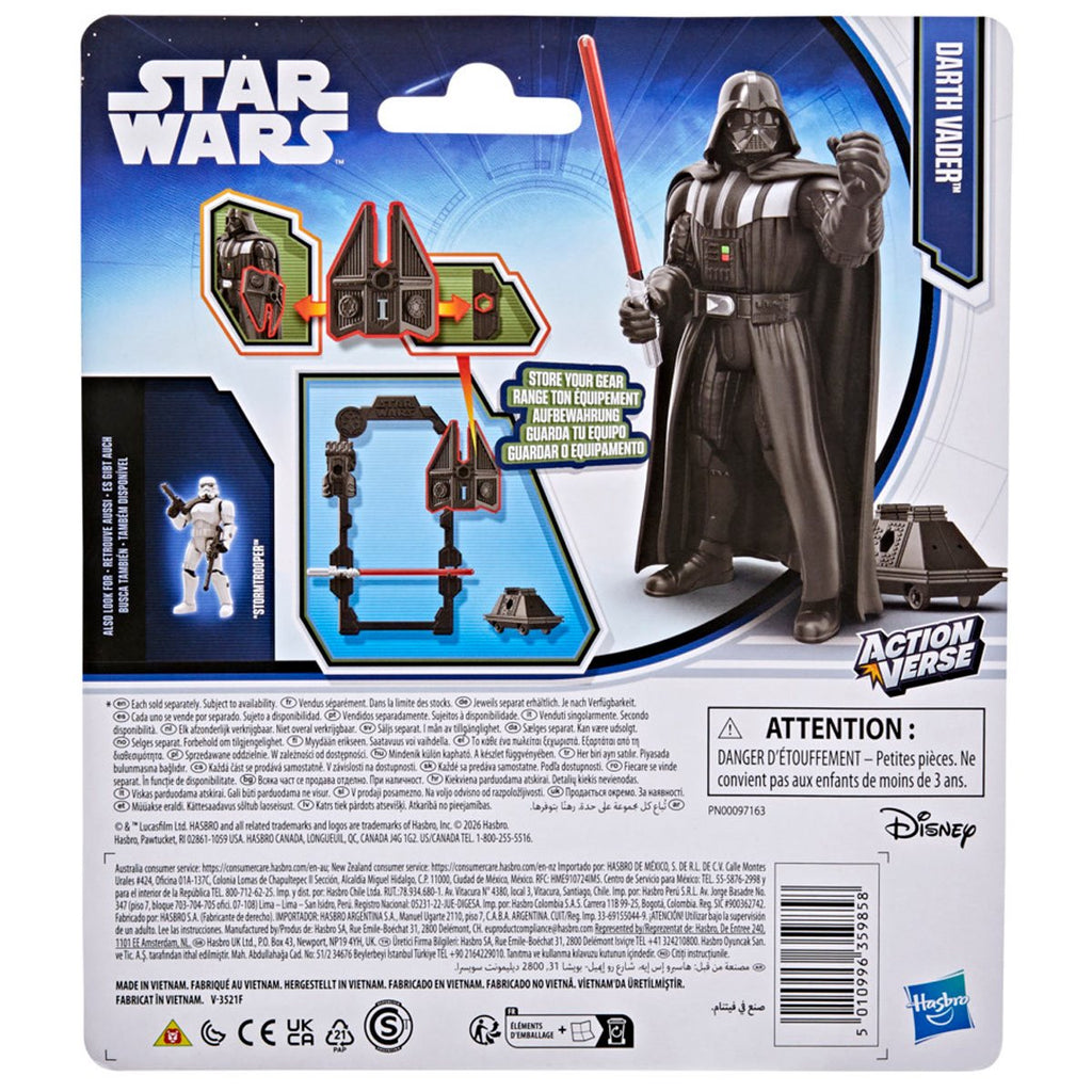 Star Wars ActionVerse Darth Vader 4 1/2-Inch Action Figure