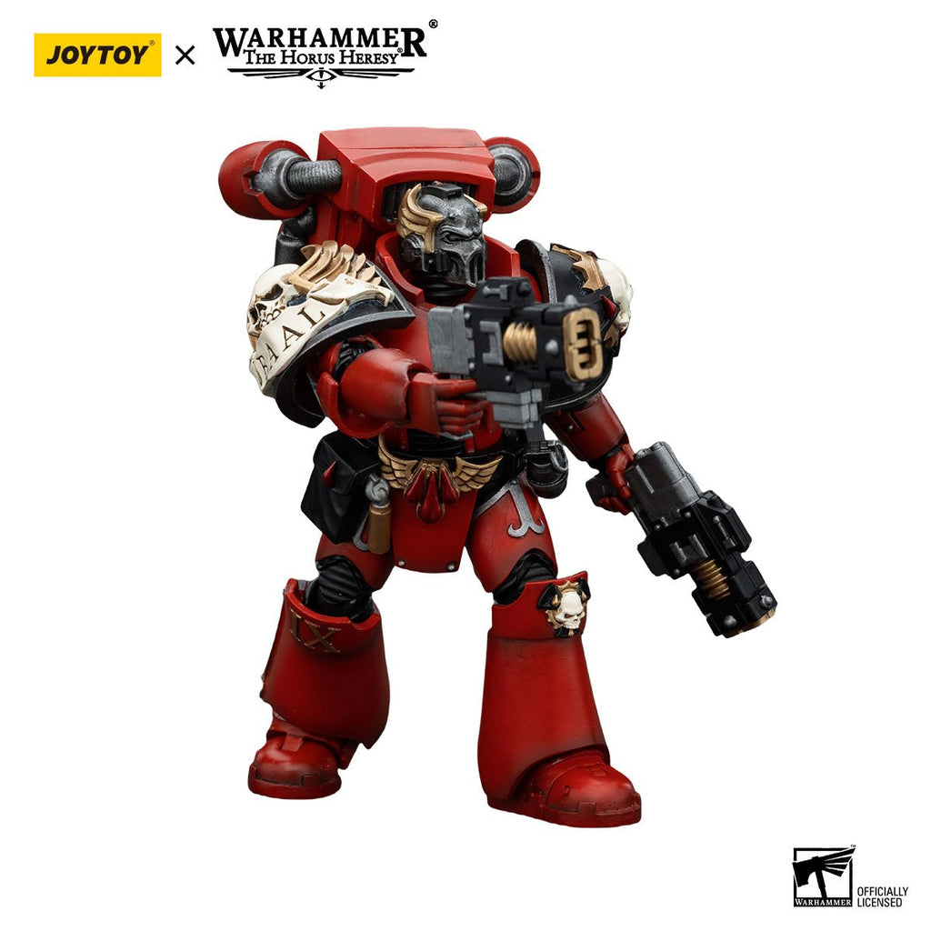 Joy Toy Warhammer Horus Heresy Blood Angels Tears Squad Arch-Erelim with Volkite Serpentas 1:18 Scale Action Figure