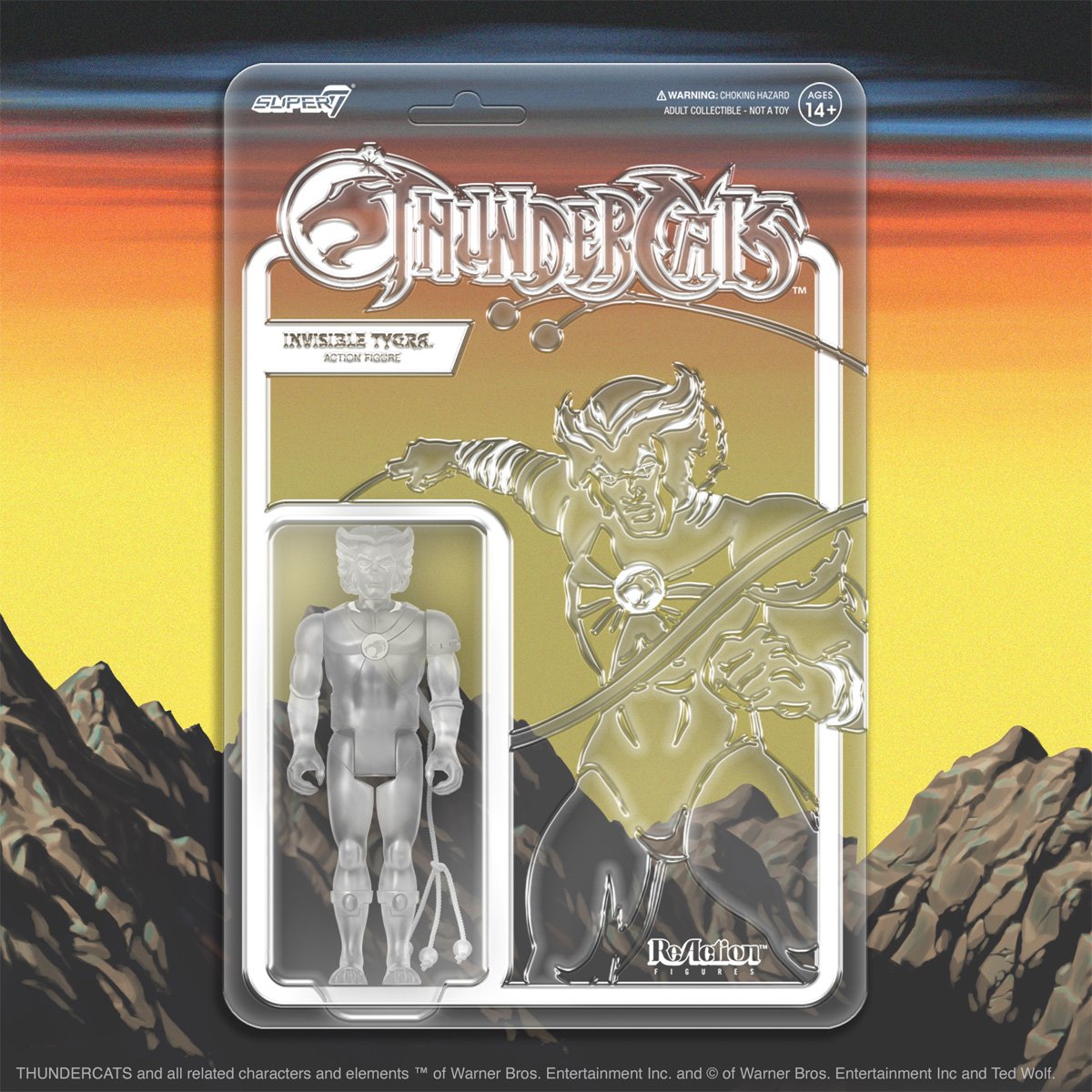 ThunderCats Tygra (Clear) 3 3/4-Inch ReAction Figure