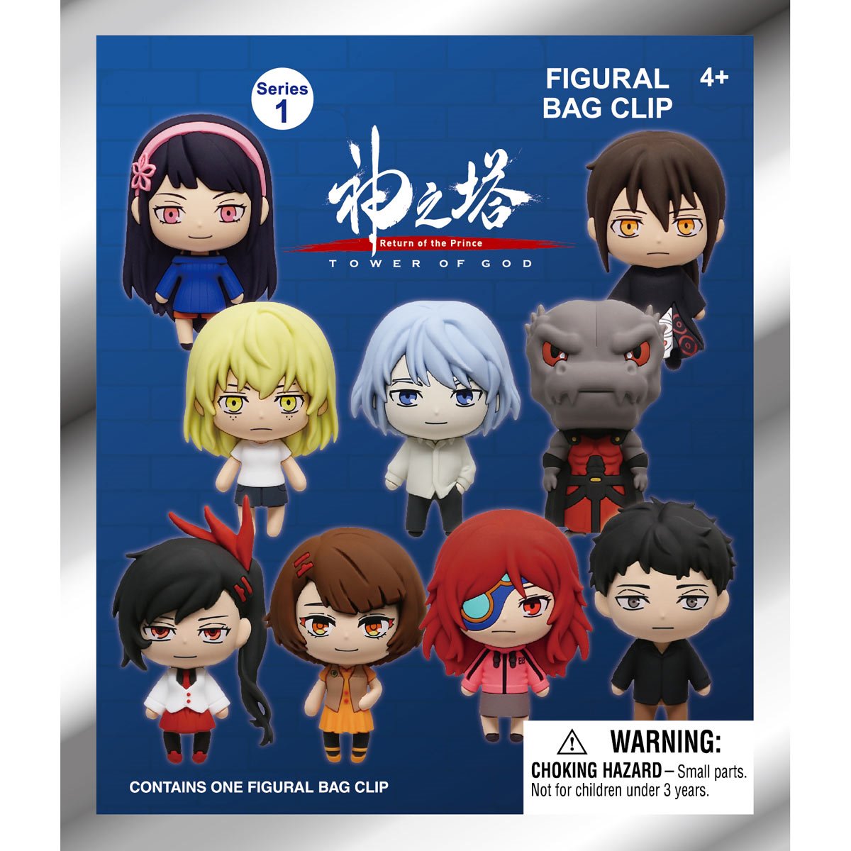 Tower of God 3D Foam Bag Clip Display Case of 24