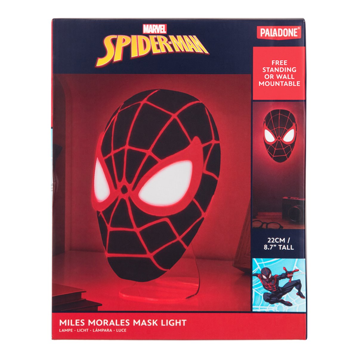 Spider-Man Miles Morales Mask Light
