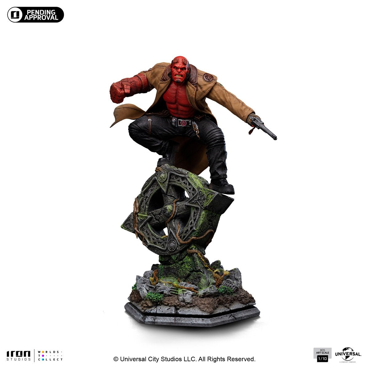 Hellboy 2: The Golden Army Hellboy Battle Diorama Series 1:10 Art Scale Limited Edition Statue