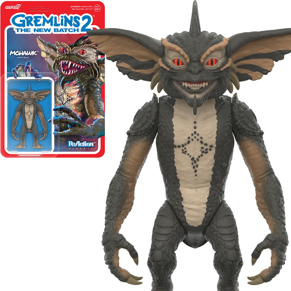 Gremlins 2 Mohawk 3 3/4-Inch ReAction Figure