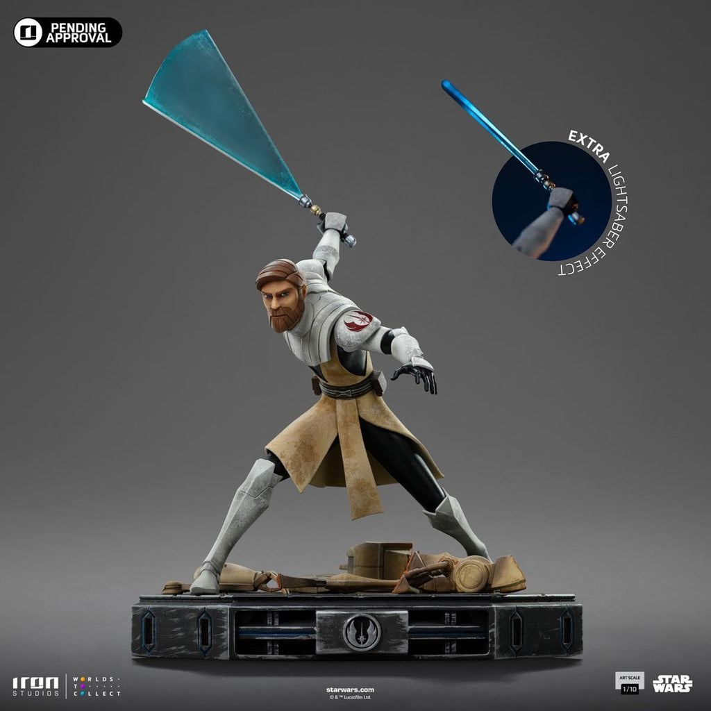 Star Wars: The Clone Wars Obi-Wan Kenobi 1:10 Art Scale Limited Edition Statue