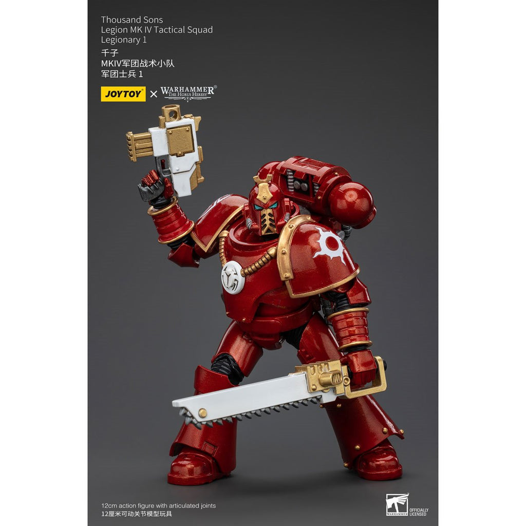 Joy Toy Warhammer 40,000 Thousand Sons Legion MK IV Tactital Squad Legionary 1 1:18 Scale Action Figure
