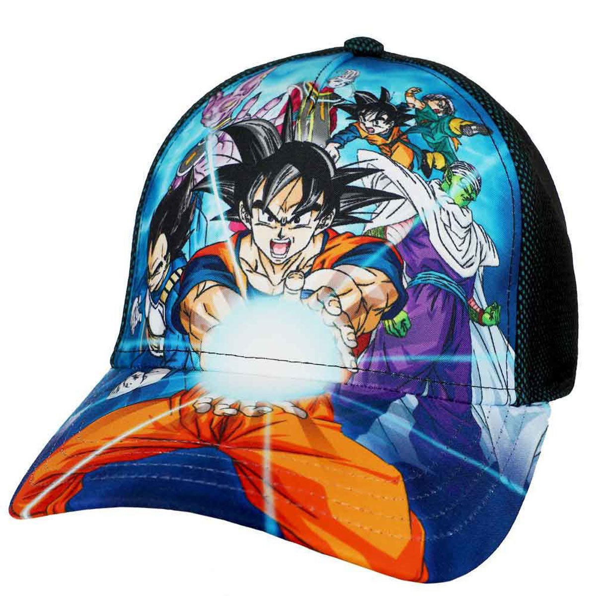 Dragon Ball Z Goku Kamehameha and Characters Trucker Hat