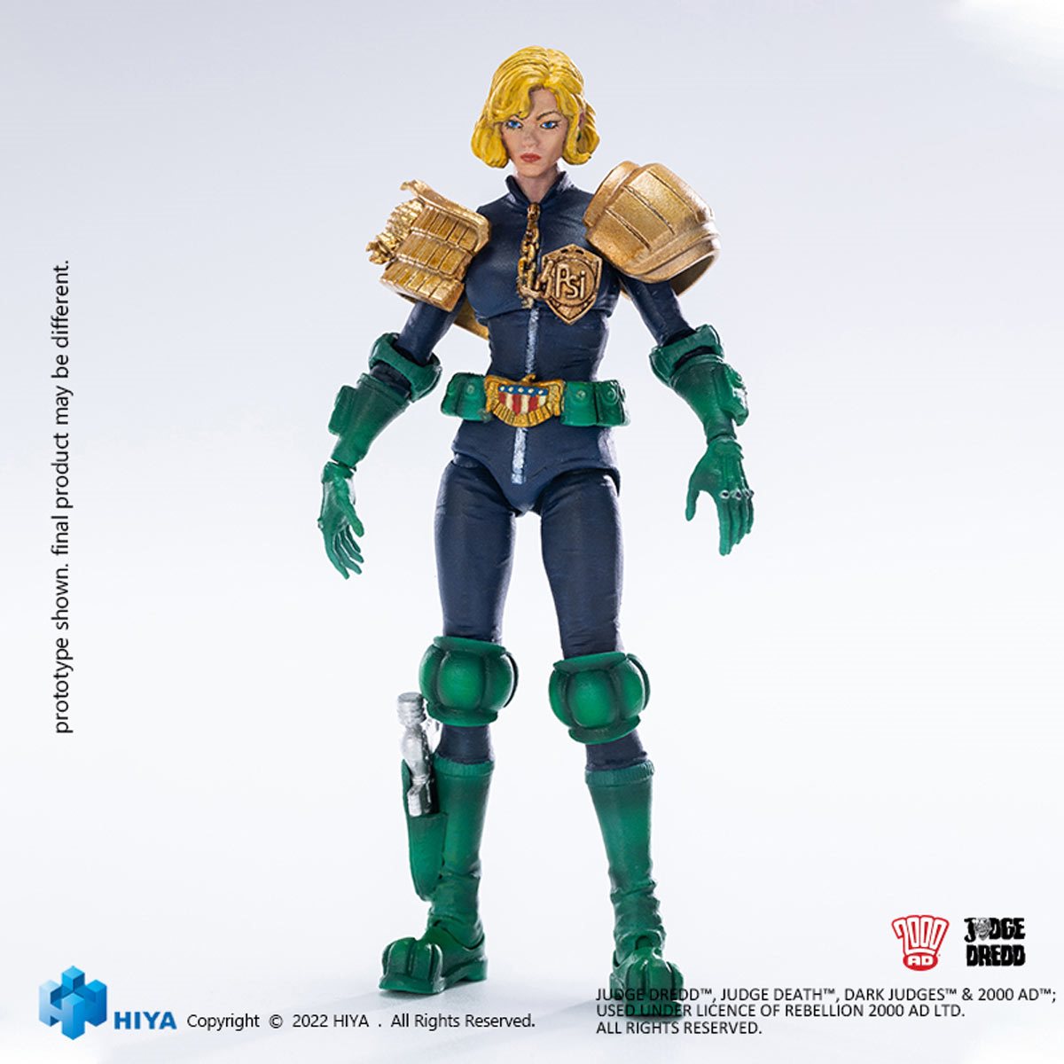 Judge Dredd Judge Anderson and Lawmaster MK II Exquisite Mini Series 1:18 Scale Action Figure Set