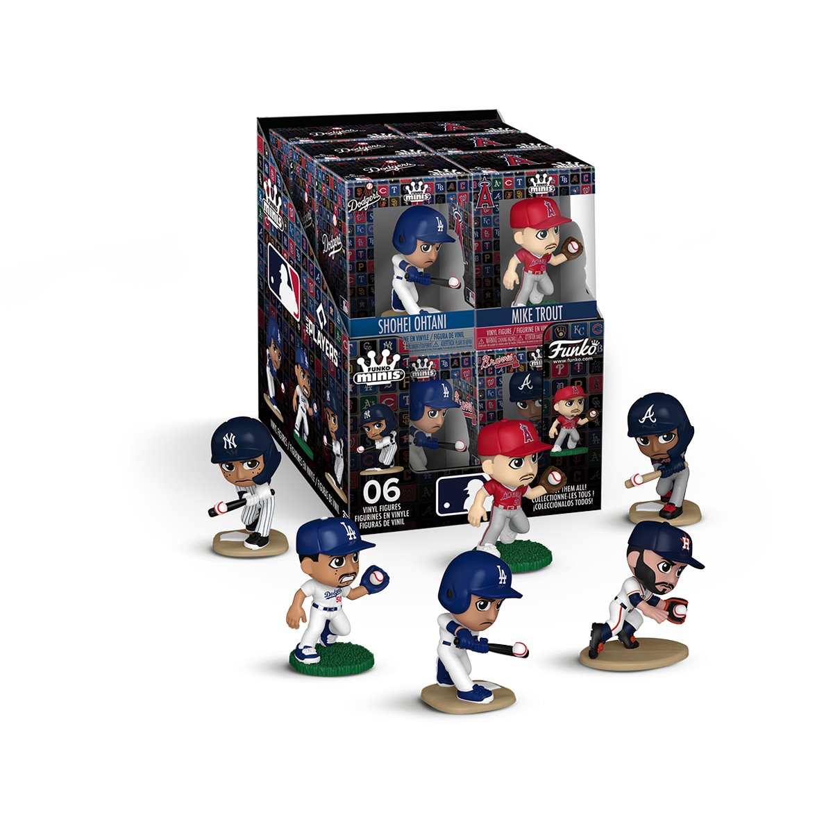 MLB Mini-Figure Display Case of 12