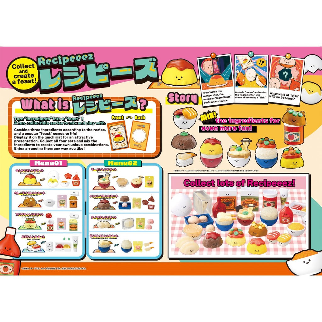 Recipeeez Menu 02 Mini-Figure Case of 4
