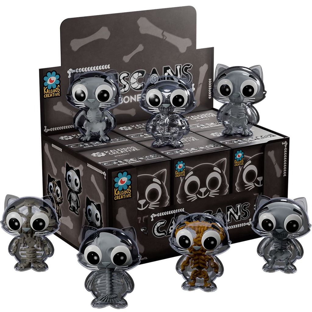 Catscans Series 2 Bare Bones Blind-Box Mini-Figure Case of 6
