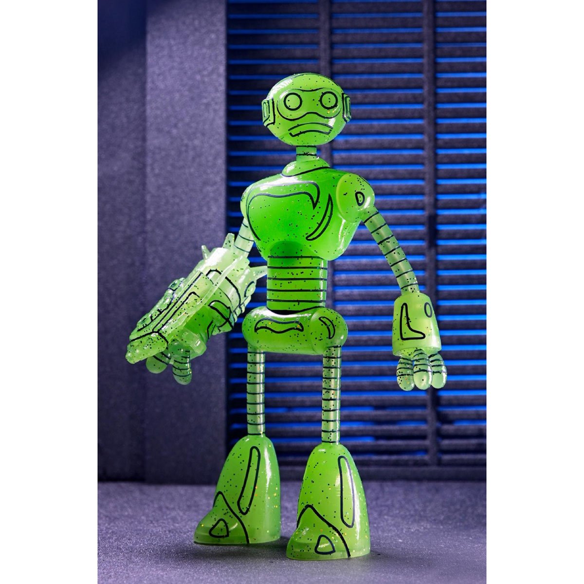 Teenage Mutant Ninja Turtles Mirage Comics Transmat Fugitoid Glow-in-the-Dark 7-Inch Scale Action Figure