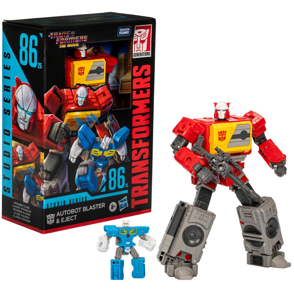 Transformers Studio Series 86 Voyager Autobot Blaster & Eject Action Figure