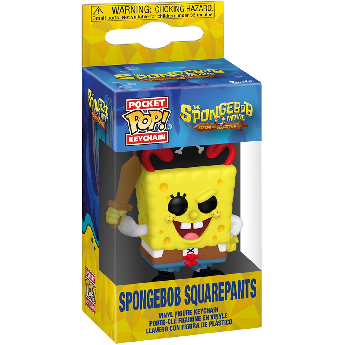 The SpongeBob Movie: Search for SquarePants SpongeBob Funko Pocket Pop! Key Chain