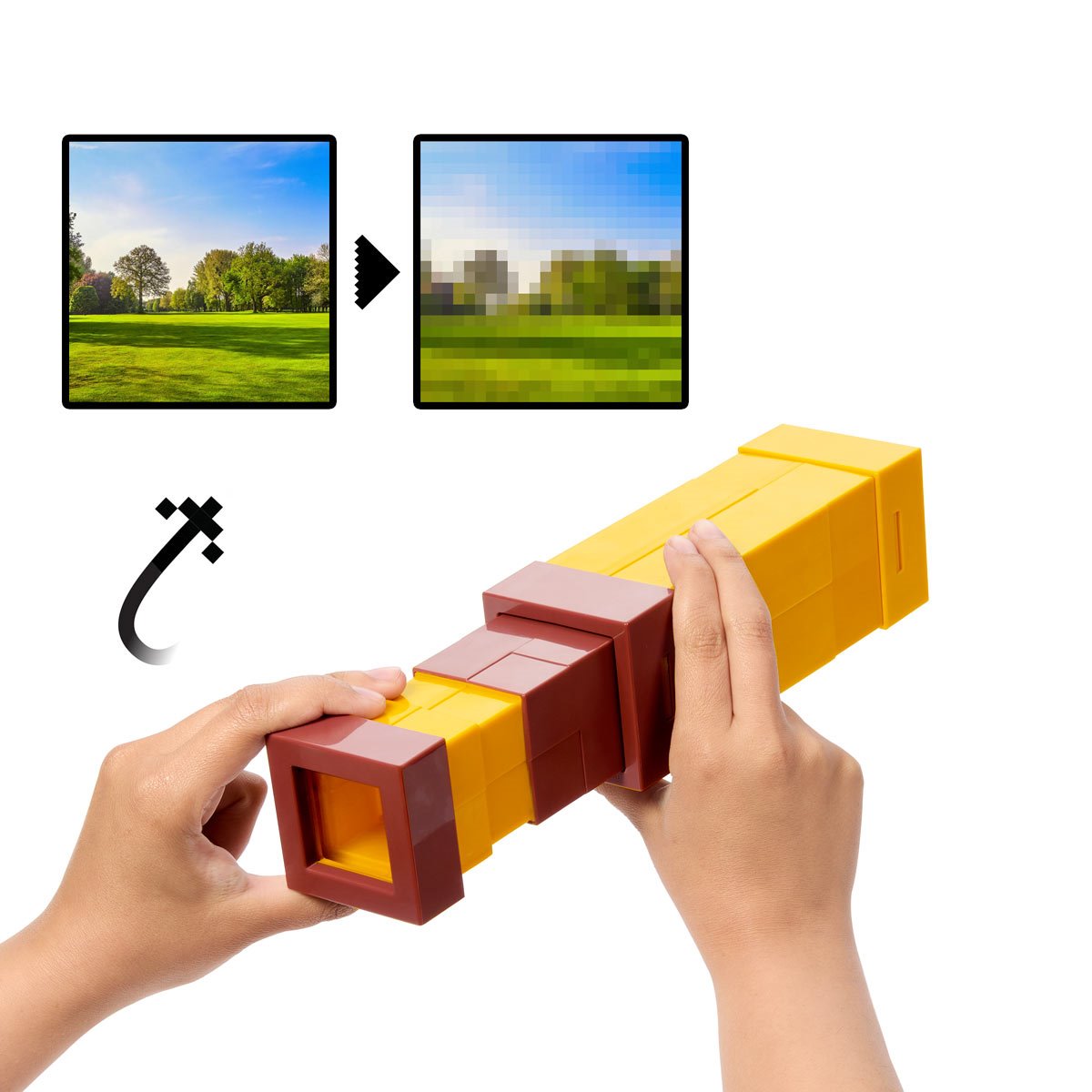 Minecraft Pixel Spyglass Roleplay Accessory