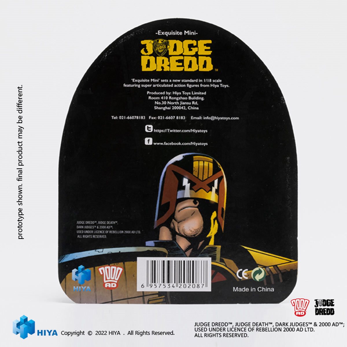 Judge Dredd vs. Death Black and White Exquisite Mini Series 1:18 Scale Action Figure 2-Pack