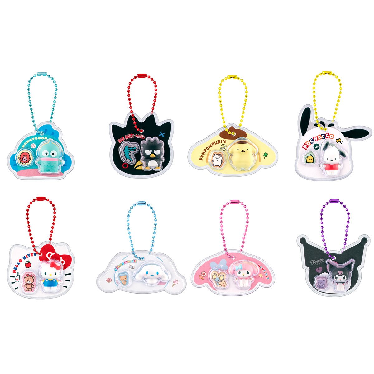 Hello Kitty and Friends Shokugan Box Wave 2 Blind-Box Key Chain Case of 9