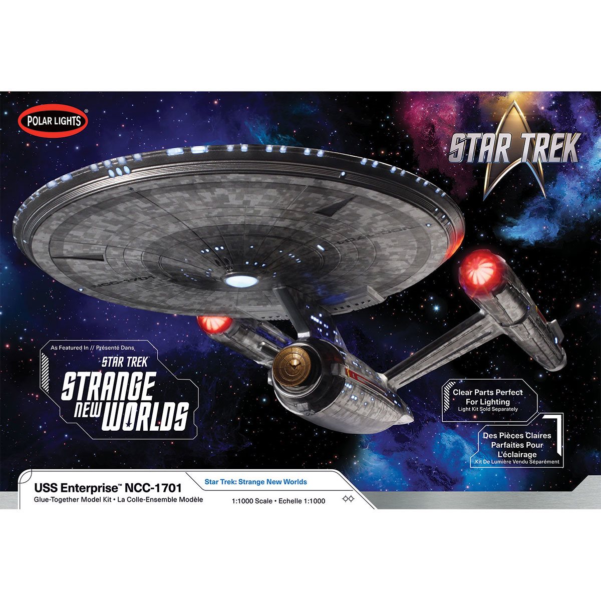 Star Trek Strange New Worlds U.S.S. Enterprise 1:1000 Scale Model Kit
