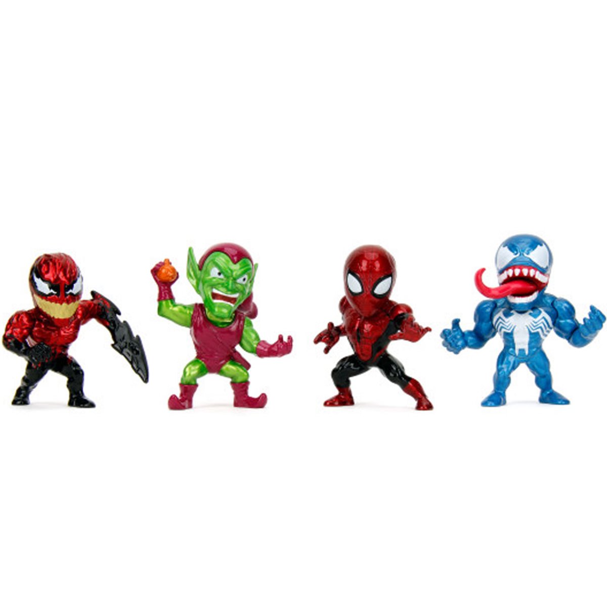 Marvel Spider-Man Wave 3 MetalFigs Die-Cast Metal 2 1/2-Inch Mini-Figure 4-Pack