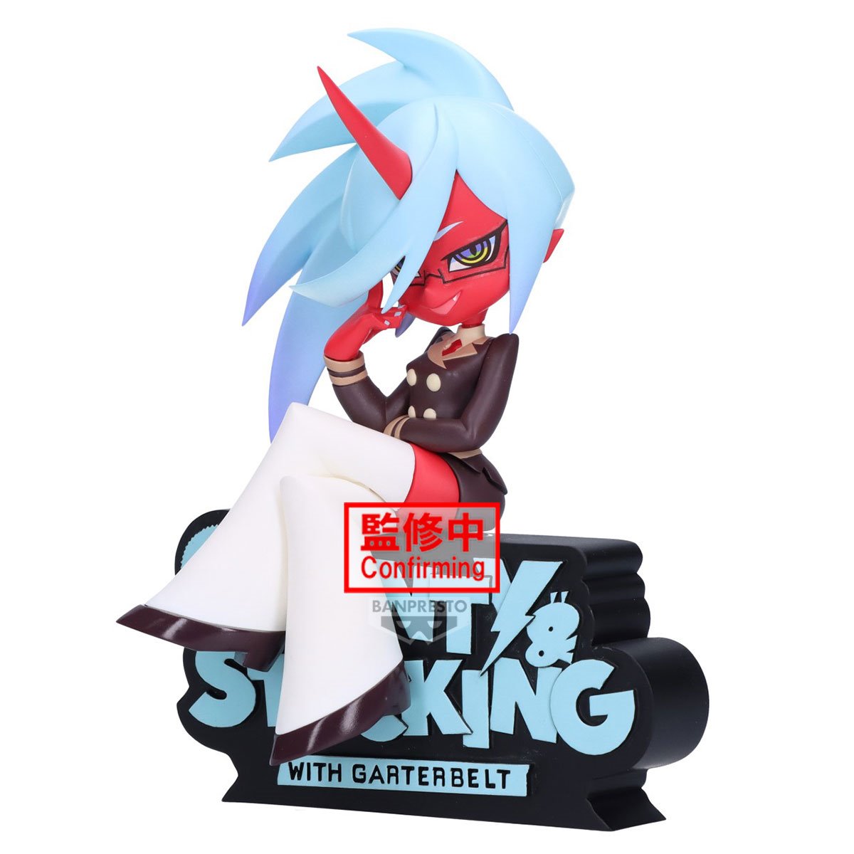 New Panty and Stocking with Garterbelt Kneesocks B Monitor Top Figz Statue