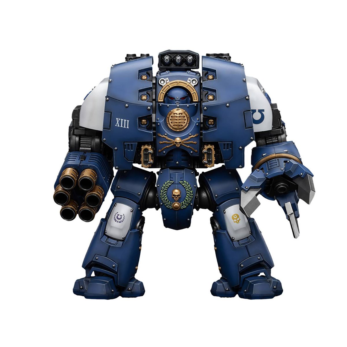 Joy Toy Warhammer 40,000 Ultramarines Leviathan Dreadnought with Cyclonic Melta Lance and Claws 1:18 Action Figure