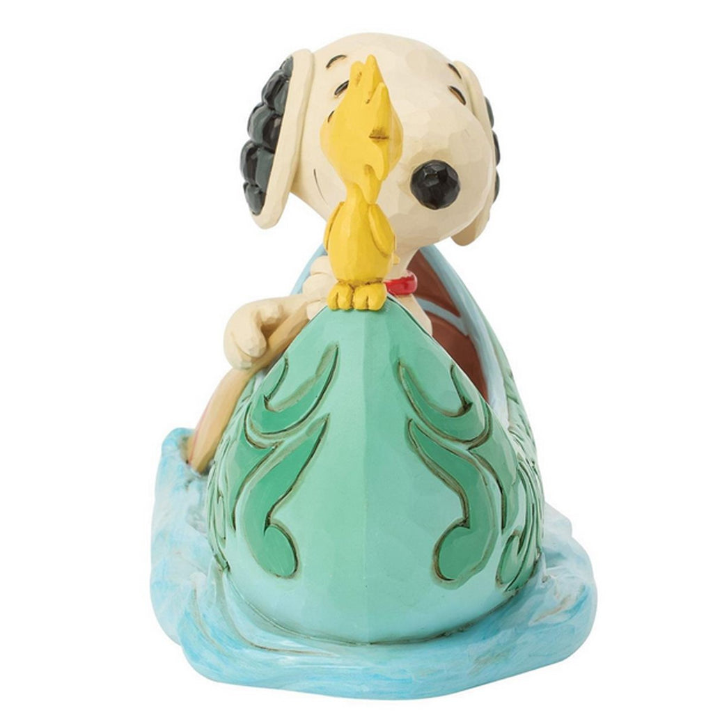 Peanuts Snoopy and Woodstock in Canoe by Jim Shore Statue