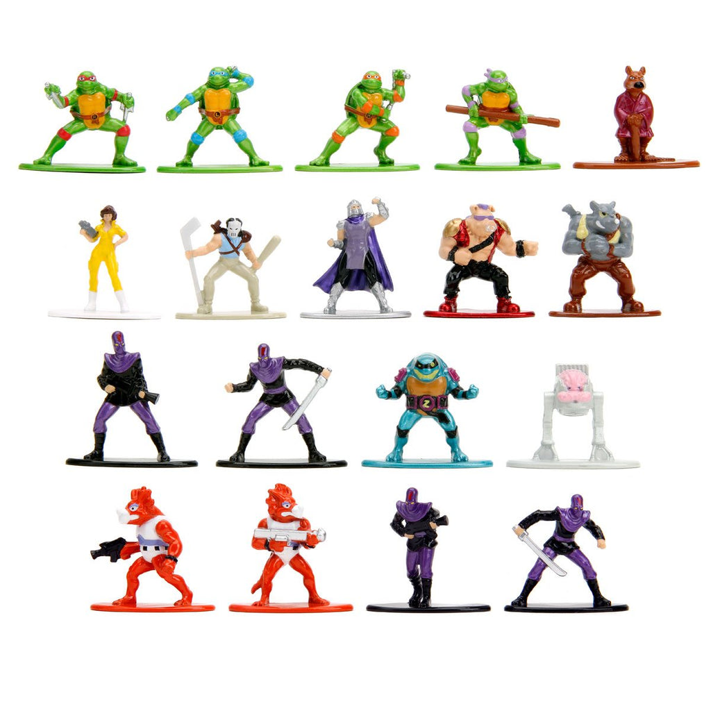 Teenage Mutant Ninja Turtles Nano MetalFigs Die-Cast Metal Mini-Figure 18-Pack