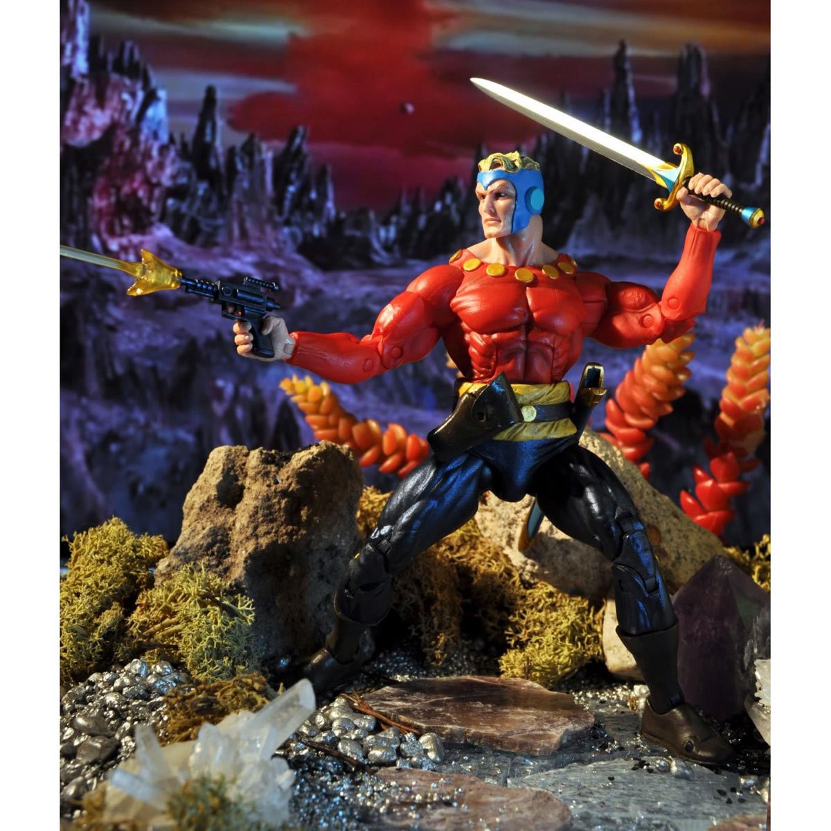 King Features Original Superheroes Series 1 7-Inch Scale Action Figure Set of 3