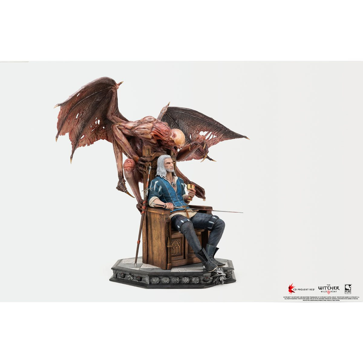Witcher 3 Wild Hunt Geralt of Rivia 1:4 Scale Deluxe Statue