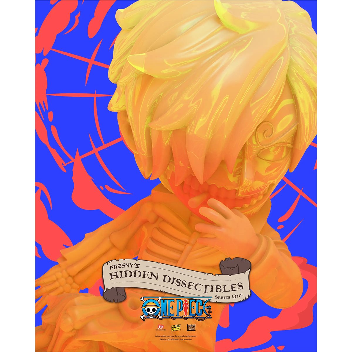 One Piece Series 1 Freeny's Hidden Dissectibles Mini-Figure Display Tray of 12