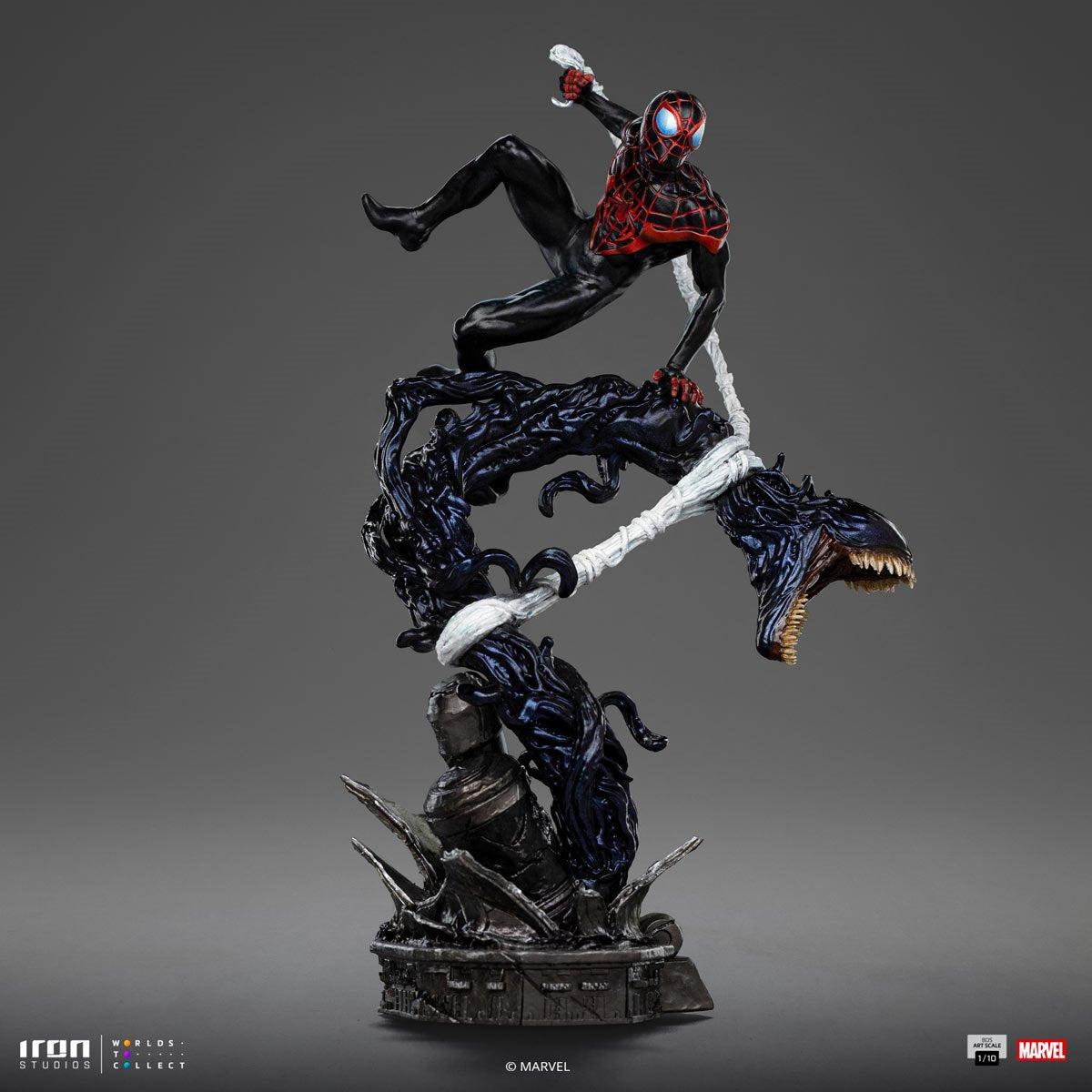 Miles Morales Spider-Man vs Villains Battle Diorama Series 1:10 Art Scale Limited Edition Statue