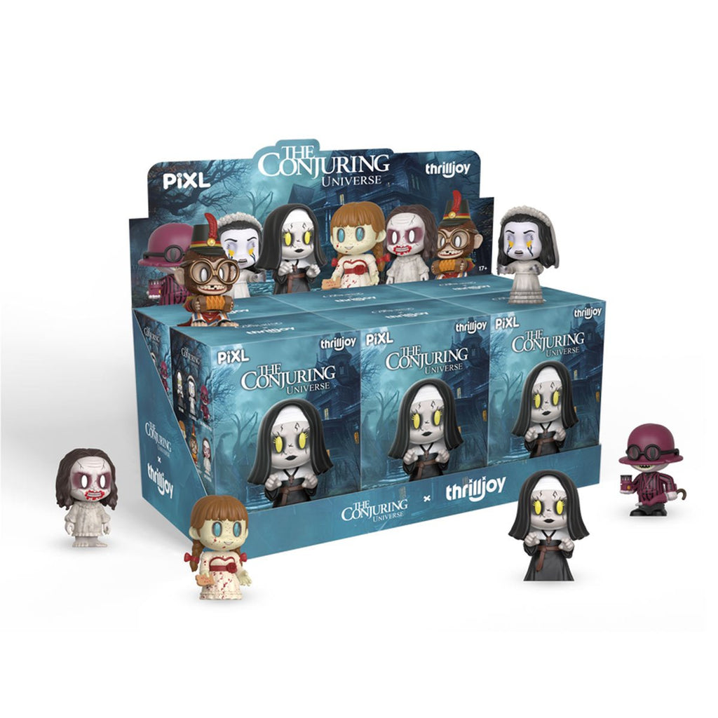 The Conjuring Universe Blind Box PIXL Mini-Figure Display Case of 6