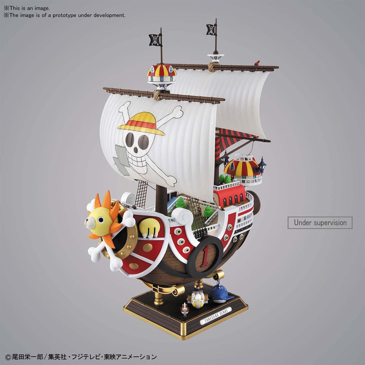 One Piece Thousand Sunny Land of Wano Version Sailing Ship Collection Model Kit