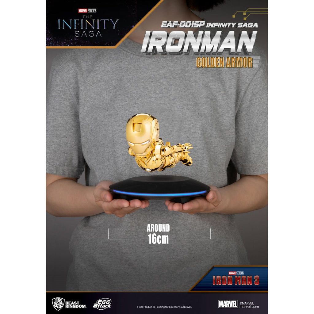 Marvel Studios: The Infinity Saga Iron Man Golden Armor Version EAF-001SP Egg Attack Floating Statue