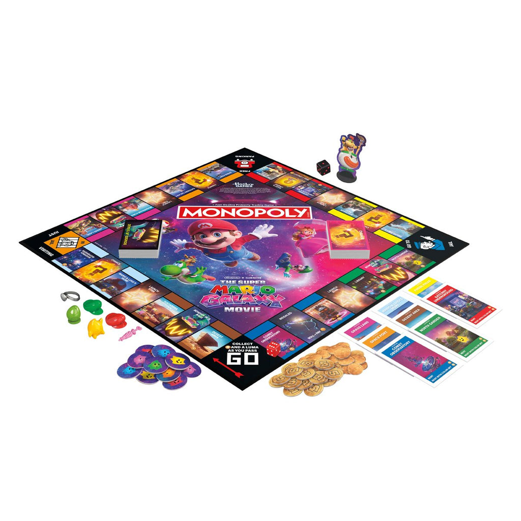 The Super Mario Galaxy Movie Edition Monopoly Board Game