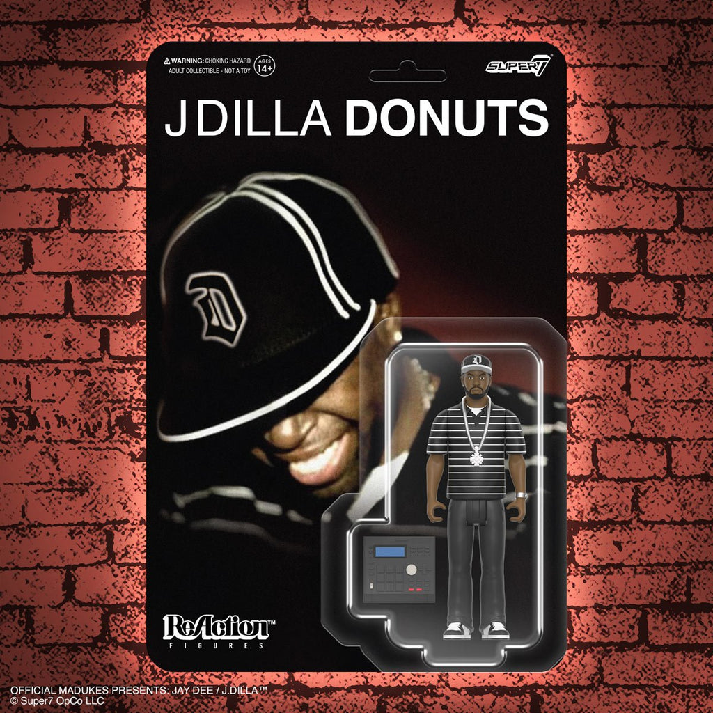 J Dilla (Donuts Smile Album Cover) 3 3/4-Inch ReAction Figure