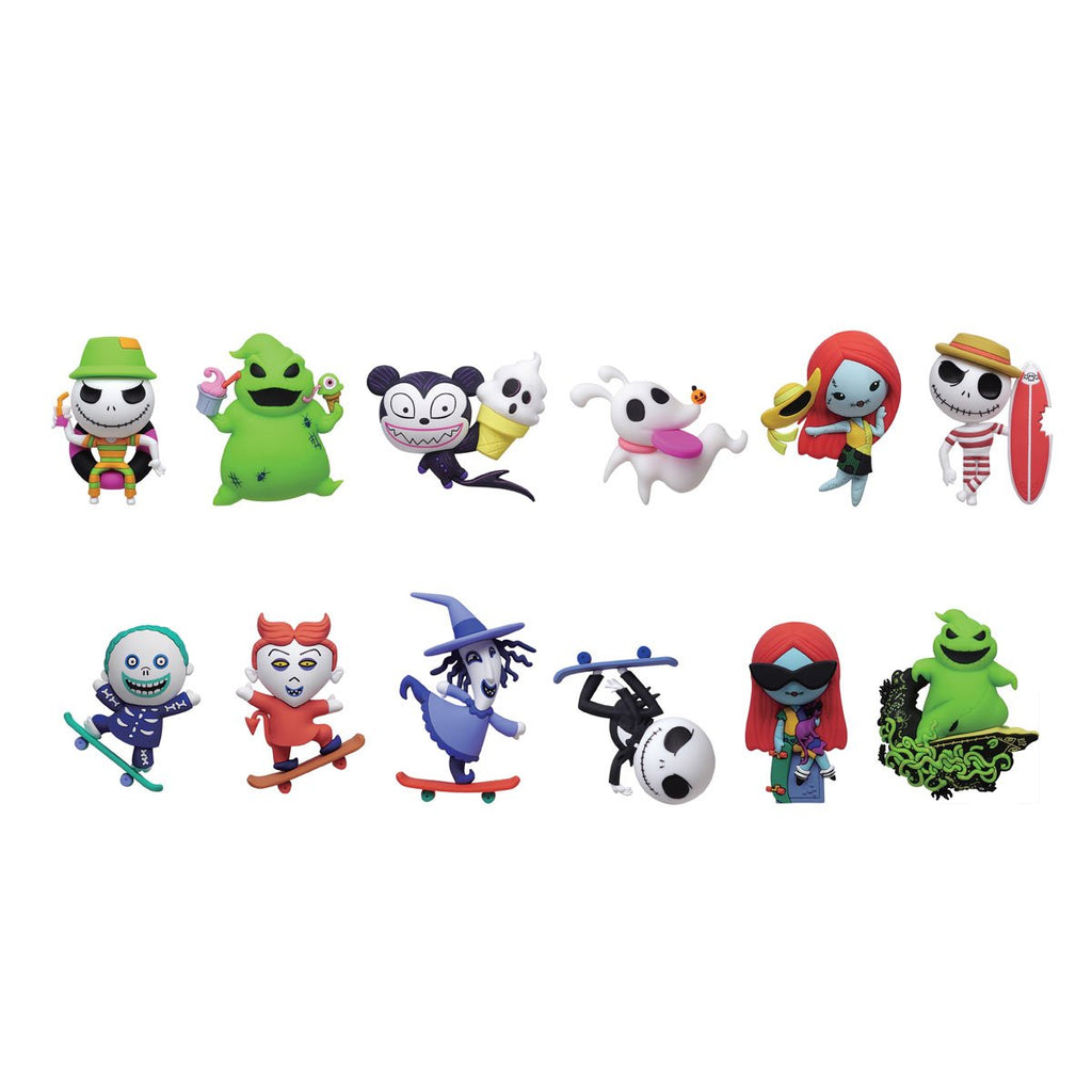 The Nightmare Before Christmas Series 10 3D Foam Bag Clip Display Case of 24