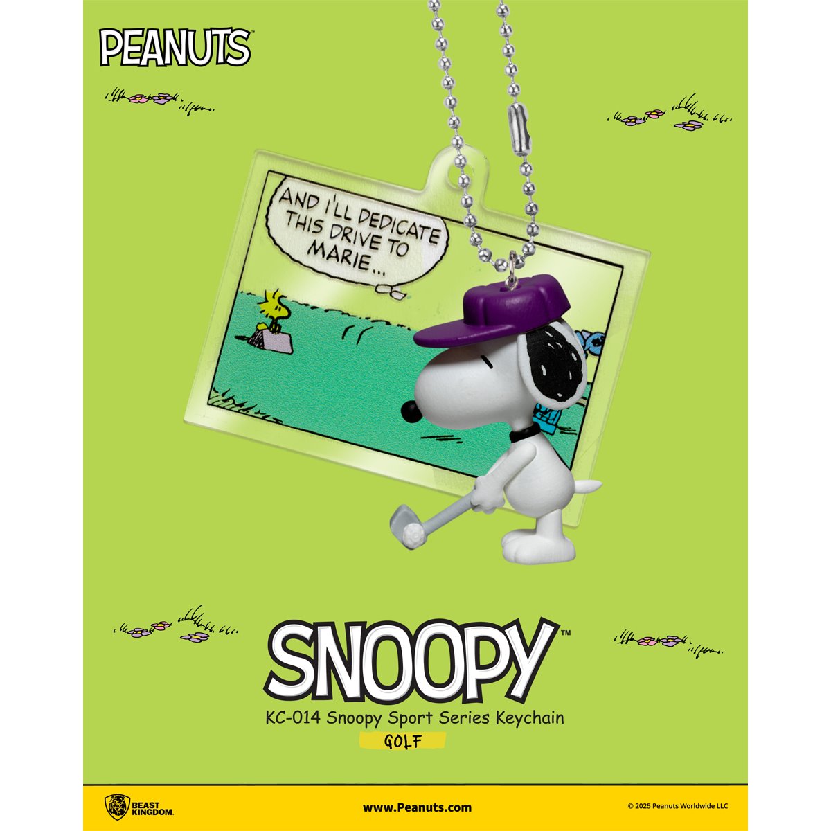 Peanuts Snoopy KC-014 Sporty Scene Series Key Chain Blind Box Case of 6