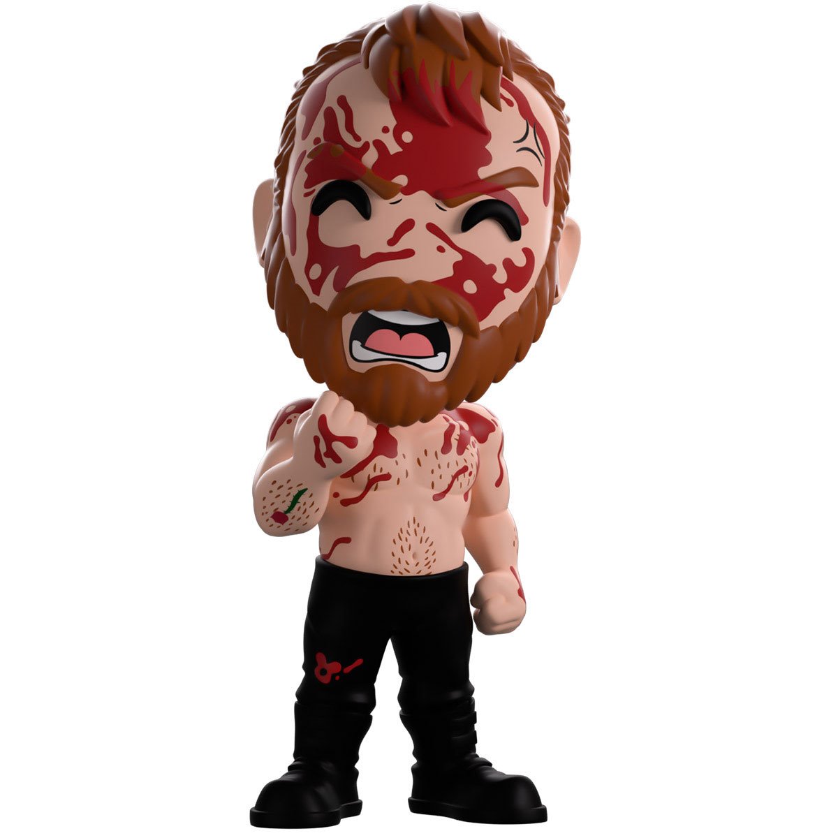AEW Collection Bloody Jon Moxley Variant Vinyl Figure #9 - Entertainment Earth Exclusive