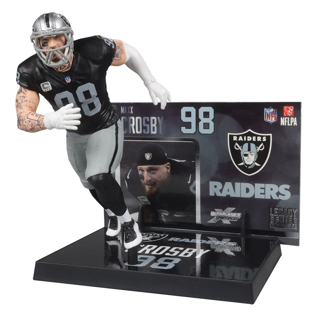 NFL SportsPicks 2024 Wave 2 Las Vegas Raiders Maxx Crosby 7-Inch Scale Posed Figure