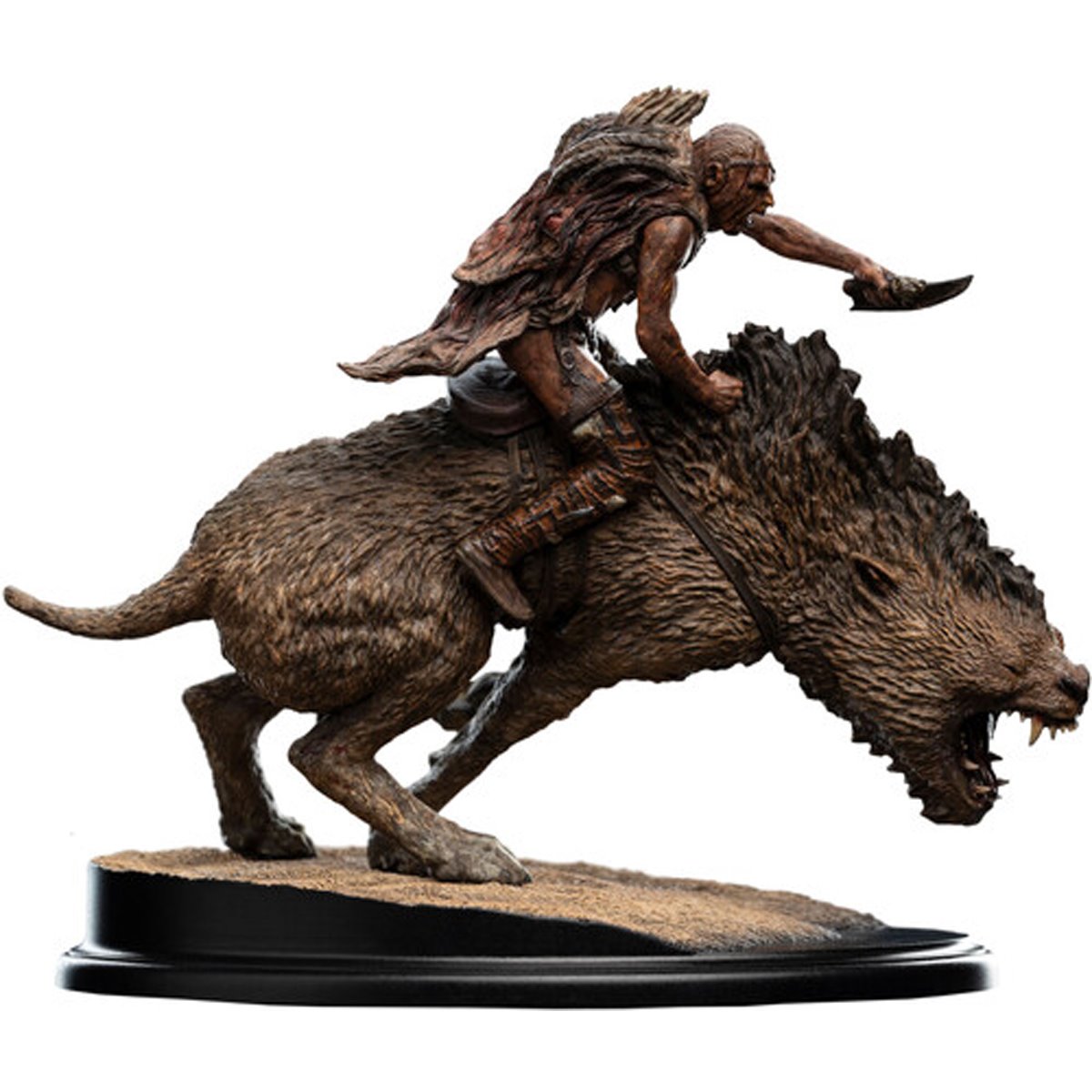 The Lord of the Rings Trilogy Sharku on Warg Miniature Polystone Statue