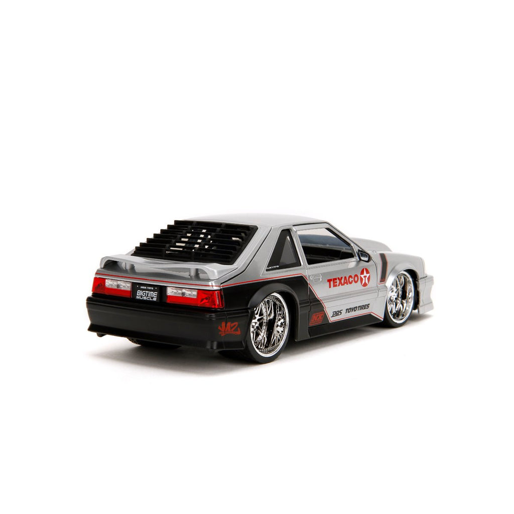 Bigtime Muscle 1989 Ford Mustang GT Texaco 1:24 Scale Die-Cast Metal Vehicle