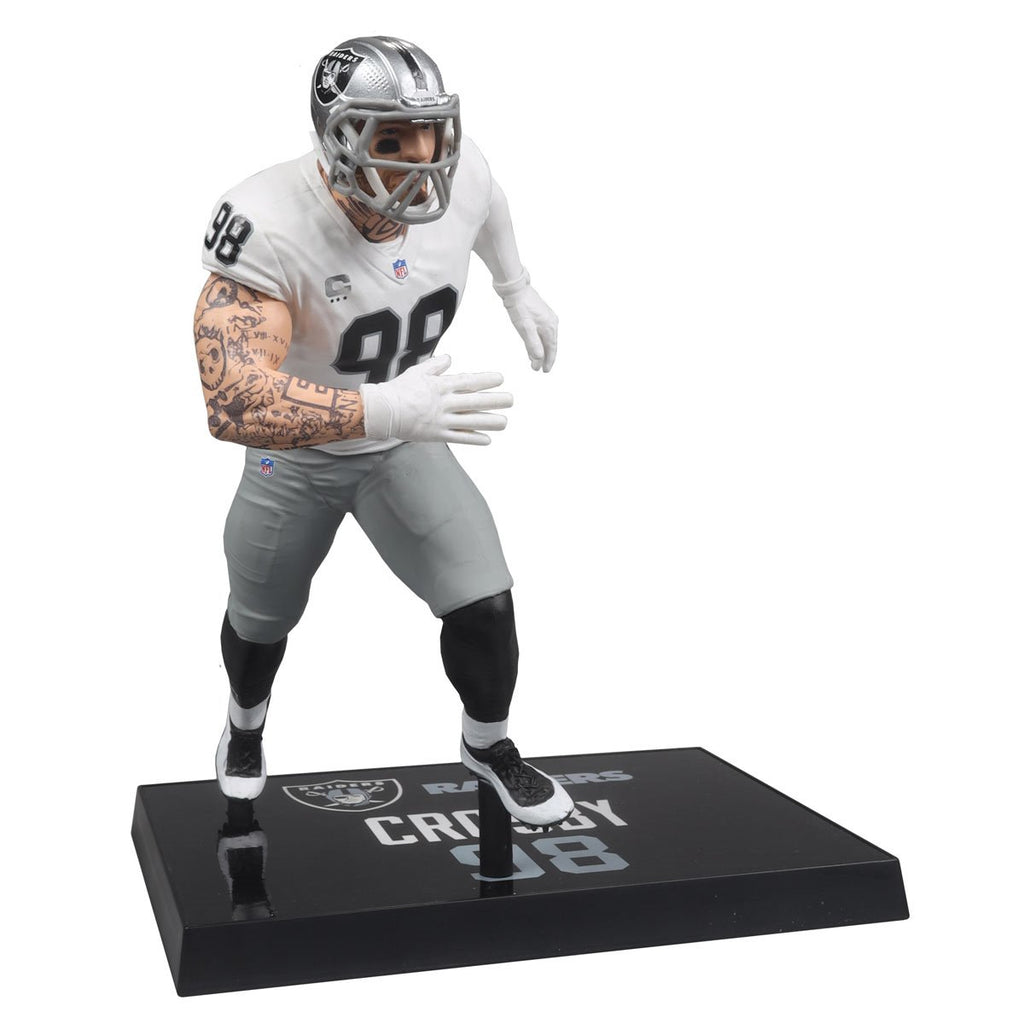 NFL SportsPicks 2024 Wave 2 Las Vegas Raiders Maxx Crosby 7-Inch Scale Posed Figure