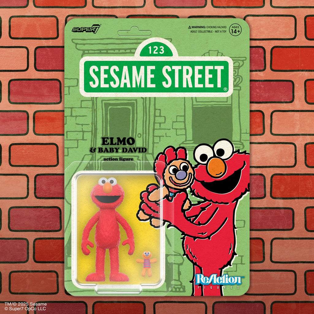 Sesame Street Elmo 3 3/4-Inch ReAction Figure