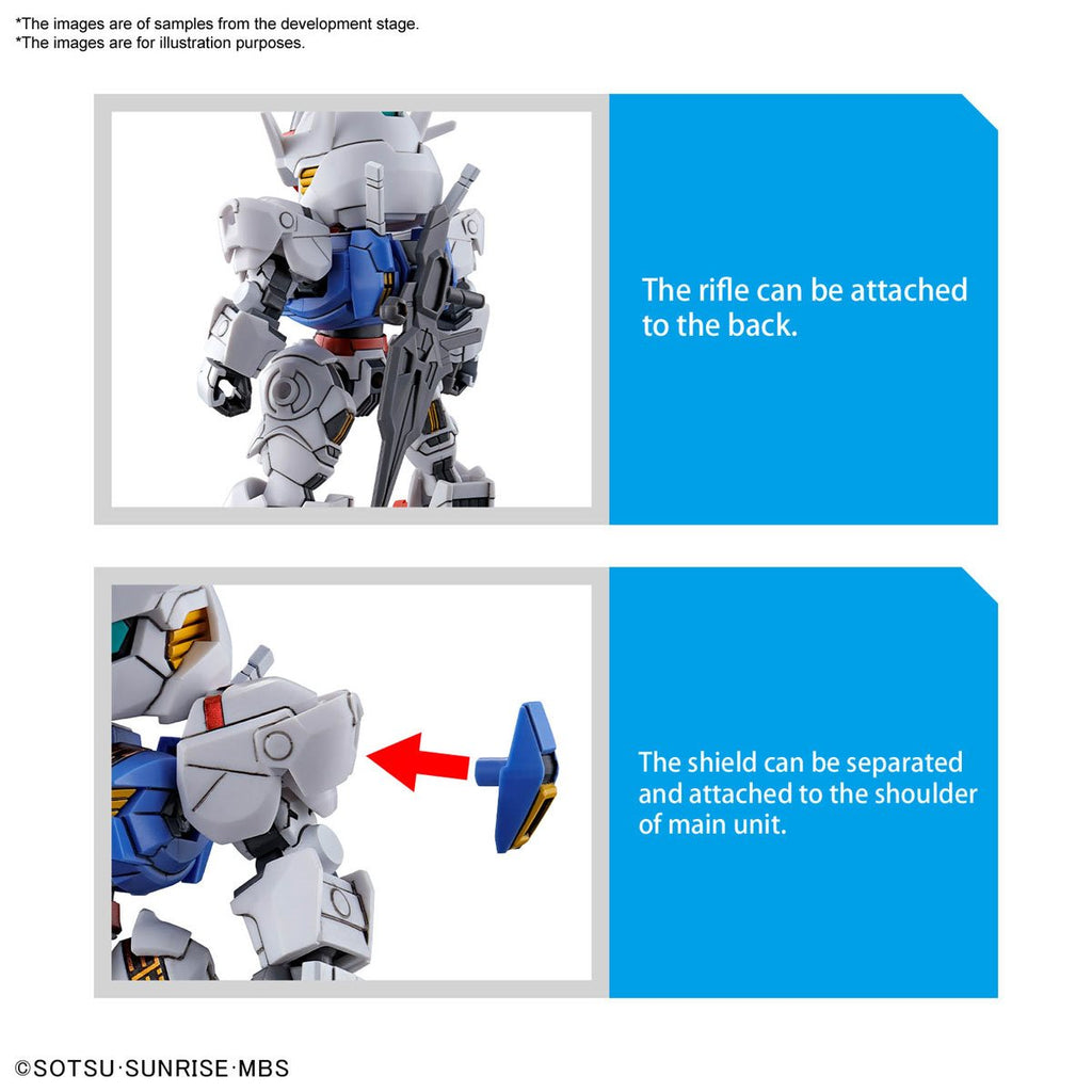Mobile Suit Gundam: The Witch from Mercury Gundam Aerial SD EX-Standard Model Kit