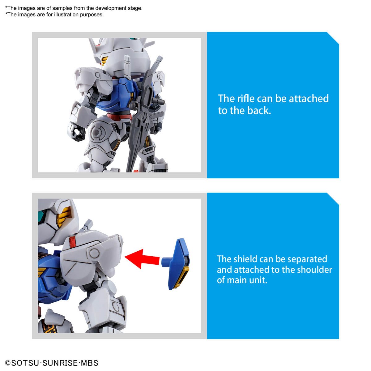 Mobile Suit Gundam: The Witch from Mercury Gundam Aerial SD EX-Standard Model Kit