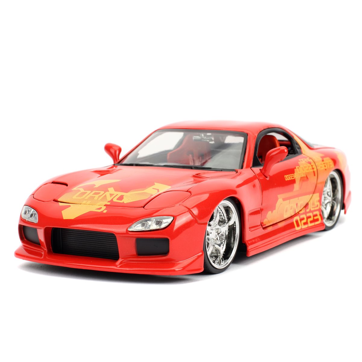 Fast and Furious Orange Julius's Mazda RX-7 1:24 Scale Die-Cast Metal Vehicle