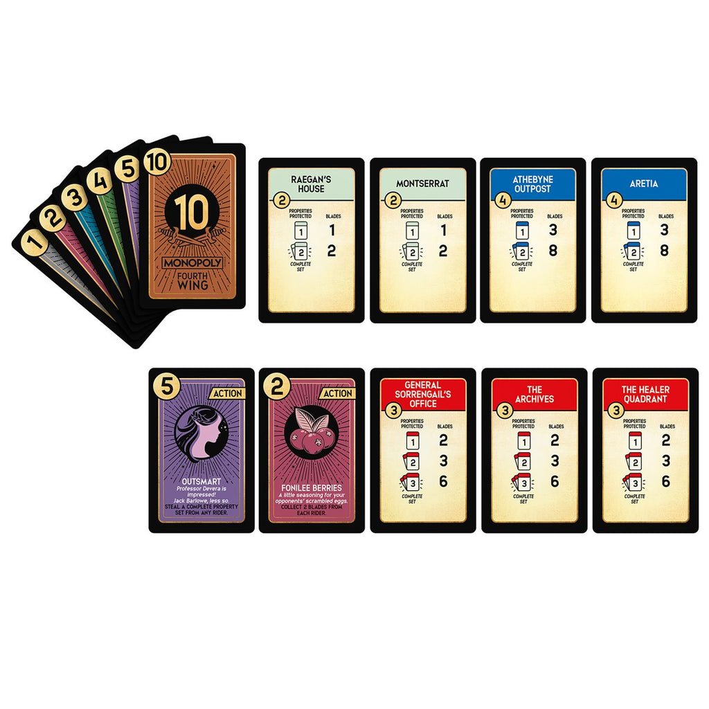 Fourth Wing Edition Monopoly Deal Game