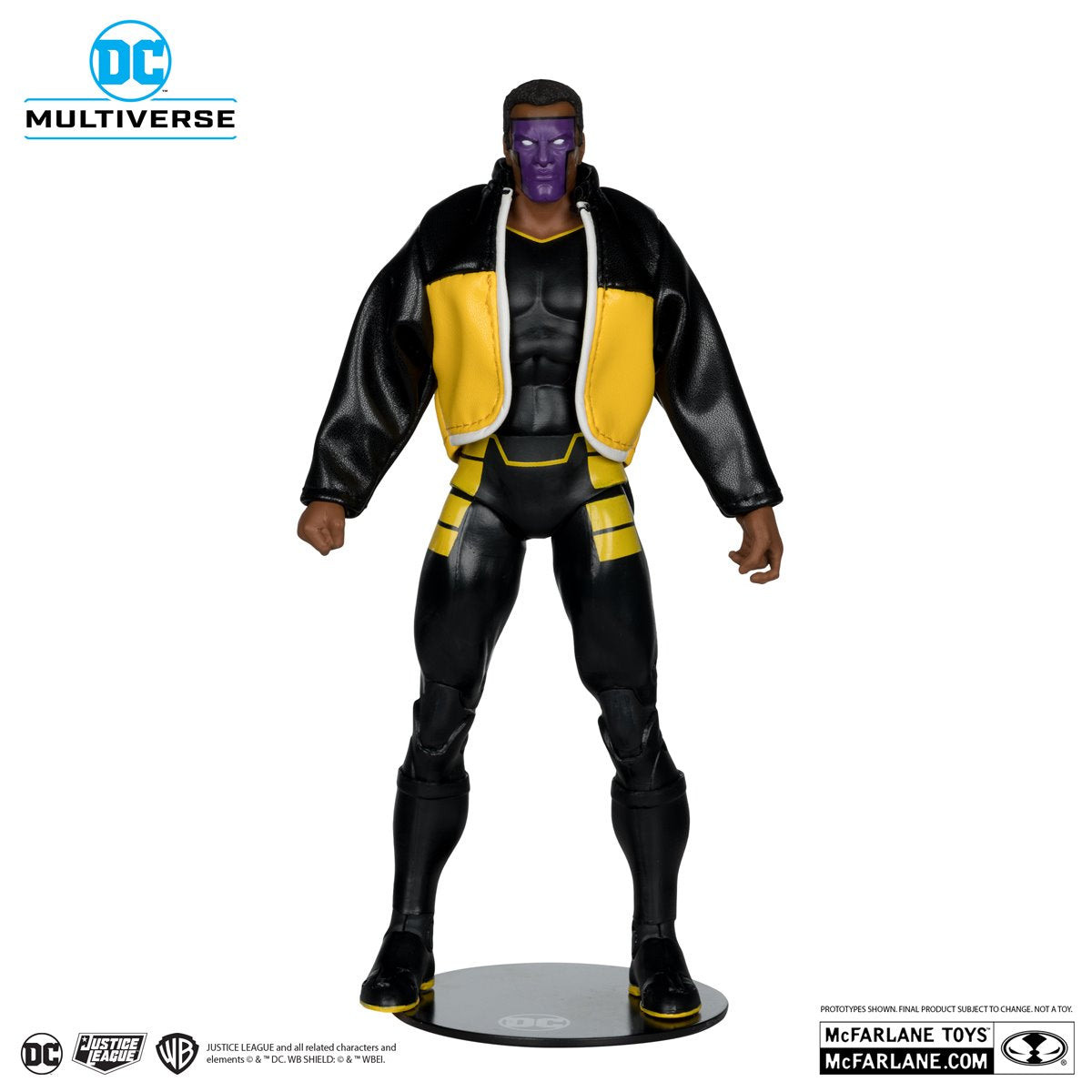 DC McFarlane Collector Edition Wave 11 Mr. Terrific JSOA  #38 Red Platinum Edition 7-Inch Scale Action Figure