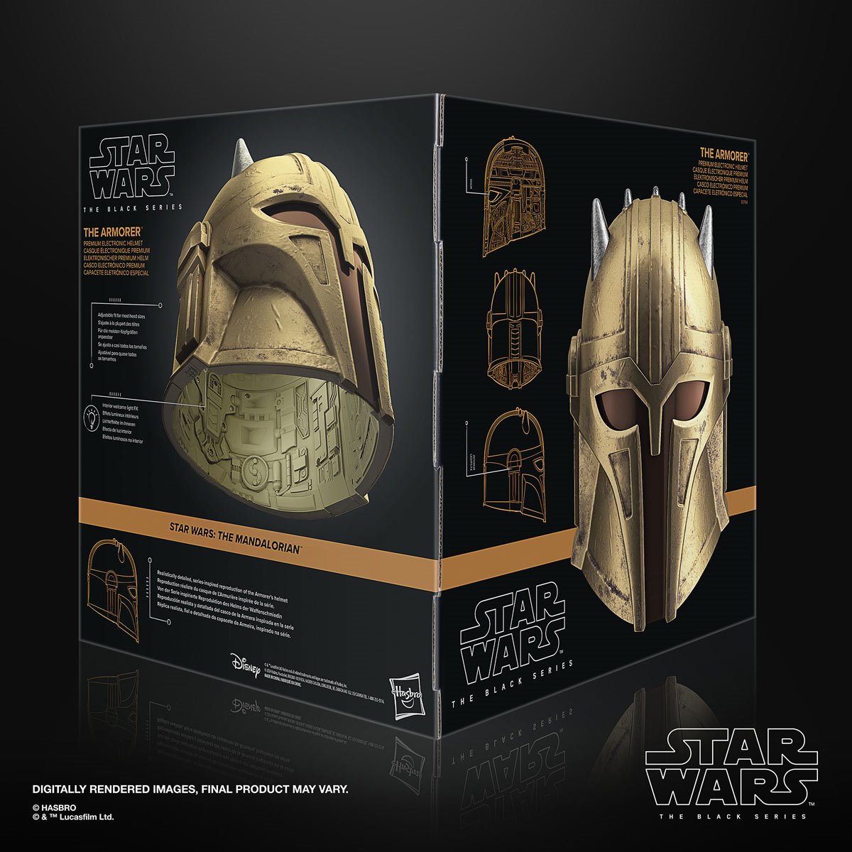 Star Wars The Black Series The Armorer Premium Electronic Helmet