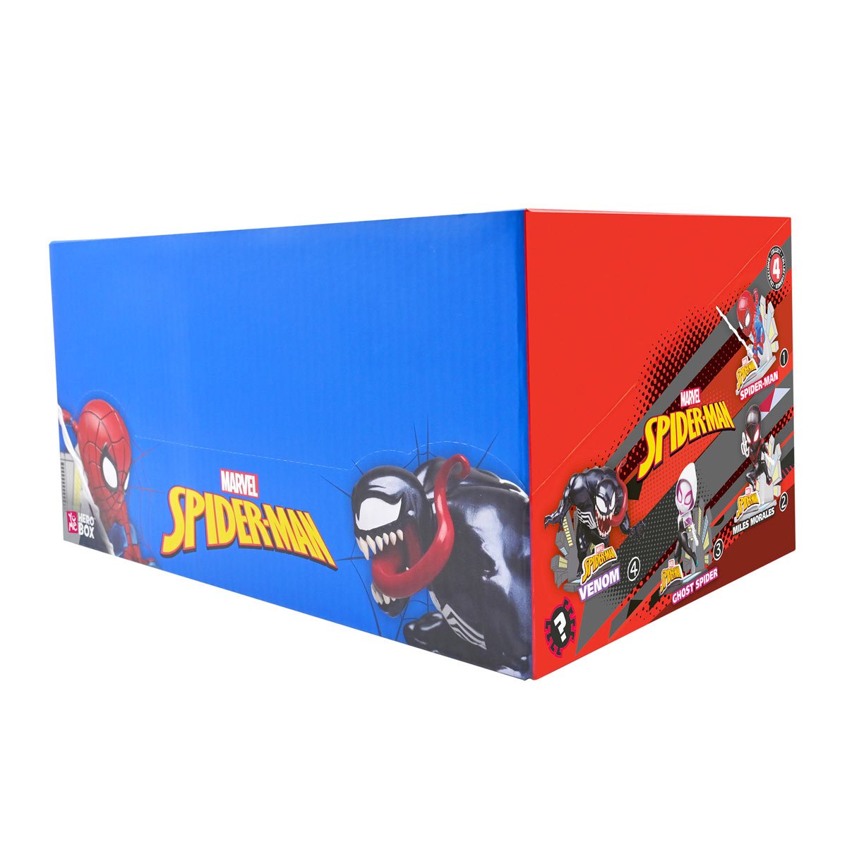 Spider-Man HeroBox Attack Series Blind-Box Mini-Figure Case of 6
